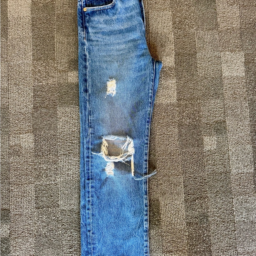 Levi's Blue Distressed Women Jeans